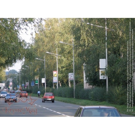 Stâlp Iluminat Exterior Stradal din Aluminiu SAL-Z1