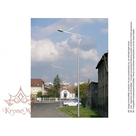 Stâlp Iluminat Exterior Stradal din Aluminiu SAL-Z1