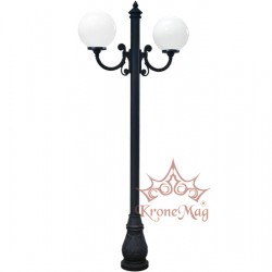 Stâlp Iluminat Grădină, Curte Metalic cu Fontă M187-2 Stâlp Iluminat Grădină, Curte Metalic cu Fontă M187-2