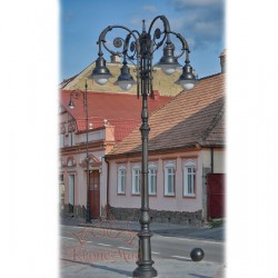 Stâlp de Iluminat Exterior din Fontă C1-L4