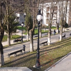 Stâlp Iluminat Exterior Parc din Fontă 1H-O1 Stâlp Iluminat Exterior Parc din Fontă 1H-O1