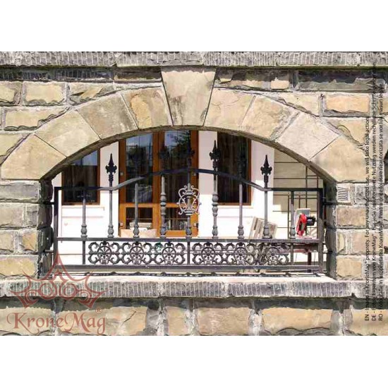 Gard Ornamental Decorativ Metalic Fontă G-P2