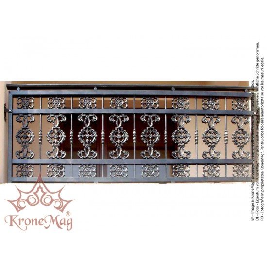 Balustradă Decorativă Metal și Fontă B-P3