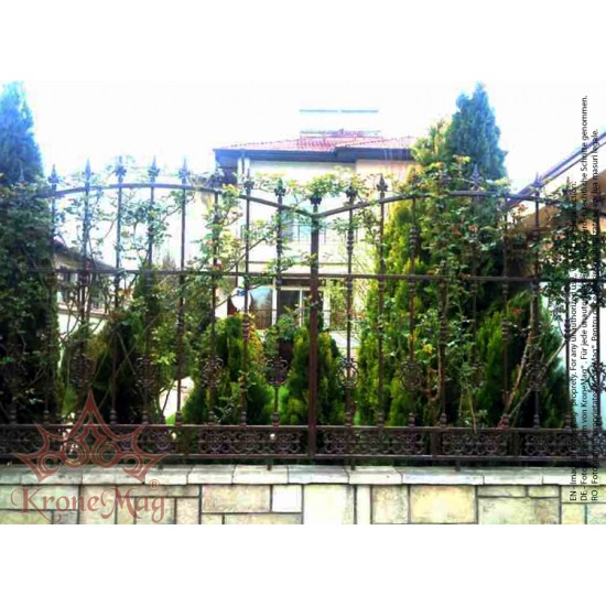 Gard Ornamental Decorativ Metalic Fontă G-P4