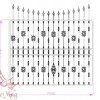Gard Ornamental Decorativ Metalic - Fontă G-K14