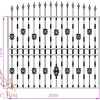 Gard Ornamental Decorativ Metalic - Fontă G-K6