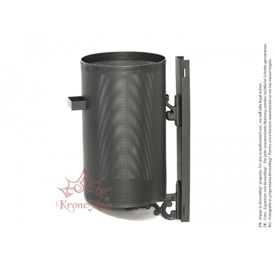 Coș Gunoi Metalic pe Stâlp URBAN 24.PS