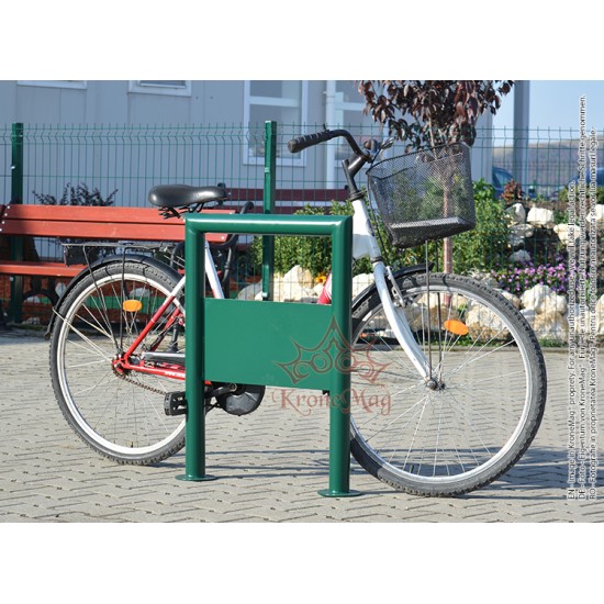 Suport Rastel Bicicletă Stradal cu Panou Publicitar CYCLE-1P