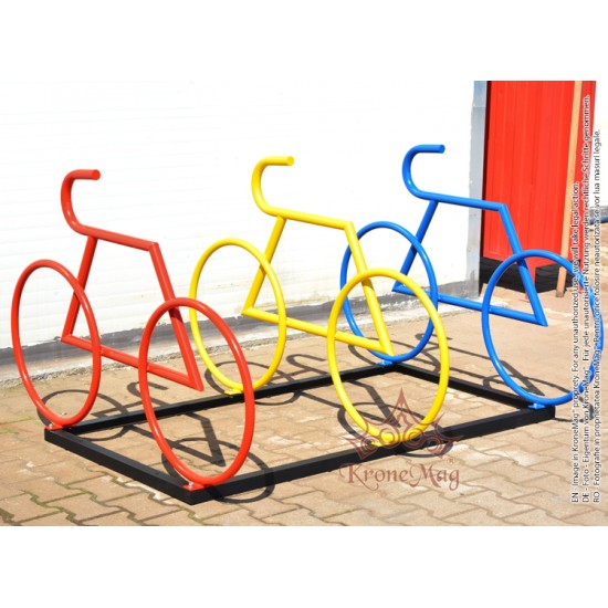 Suport Biciclete Metalic Stradal Tricolor BICYCLE-13